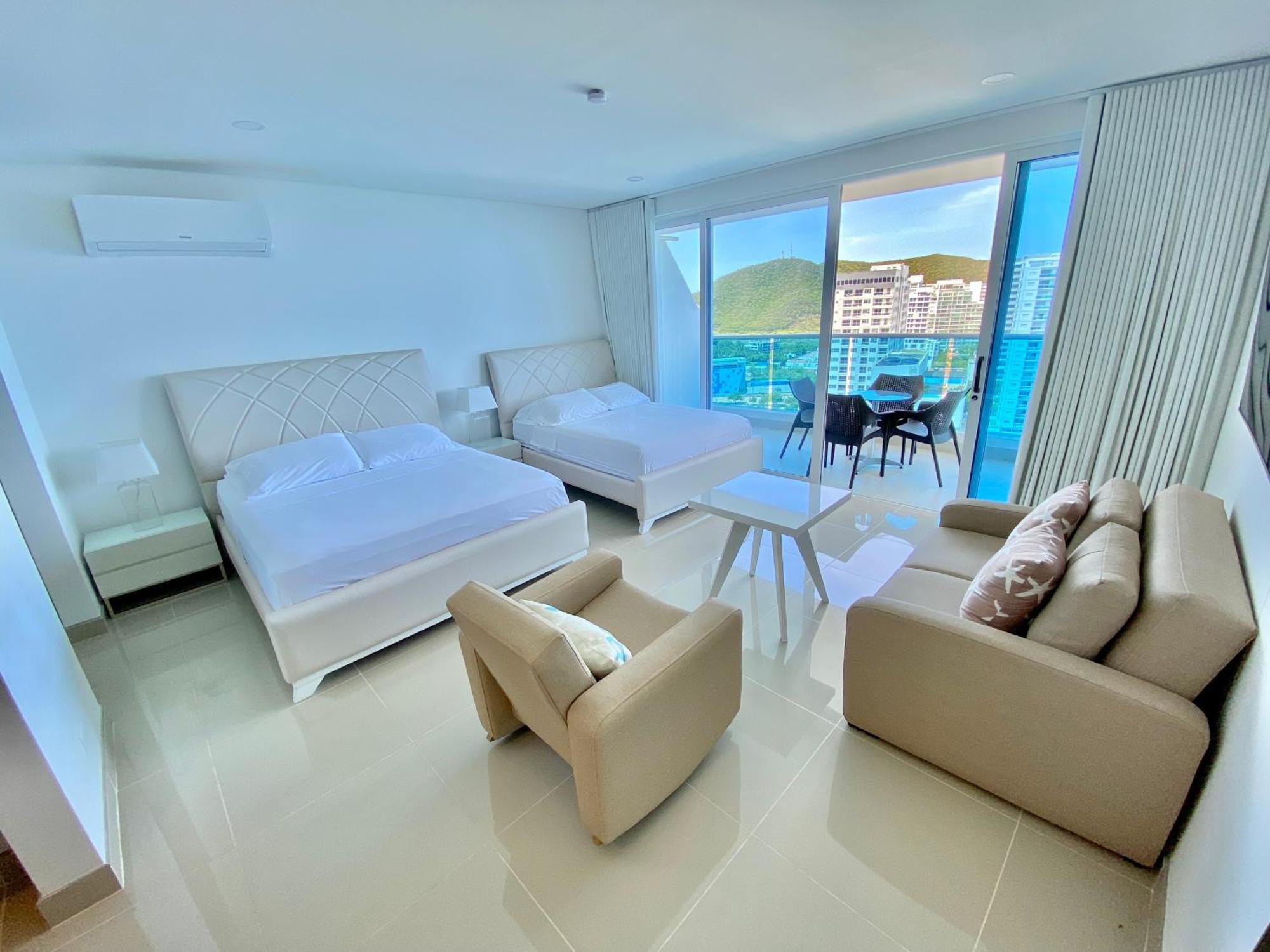 Apartamentos Reserva Del Mar - Frente Al Mar By Soho سانتا مارتا الغرفة الصورة